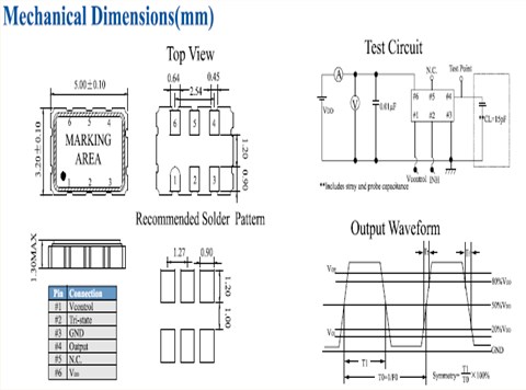 鸿星晶振,差分晶振,D5SV差分晶振