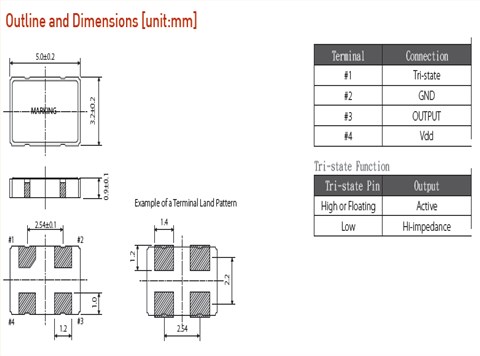 希华晶振,有源晶振,OSC71晶振,石英晶体振荡器