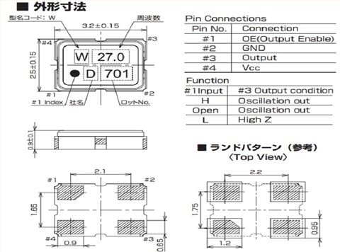 DSO321SW影像设备晶振,1XSE024000AW1,KDS低相位振荡器