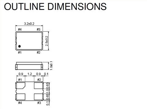 CMOS振荡器,3225mm,SX3CG-18K10E-52MHz,FCD-Tech低相噪晶振,52MHZ