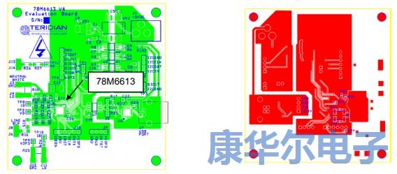 78M6613印刷电路板与晶体布局指南