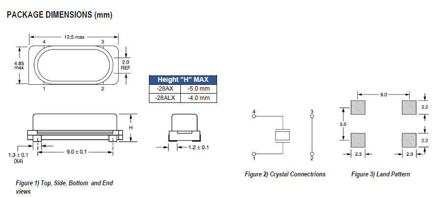 高稳定性金属封装晶振,4脚大体积石英谐振器,CSM-4AX晶振