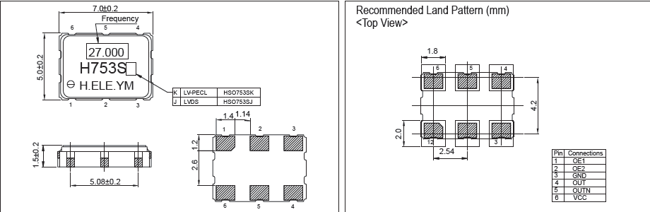 HSO753S 7050 OSC