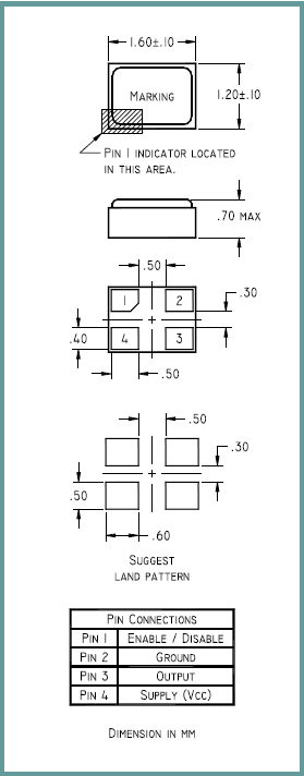 ISM37 1612 OSC CMOS