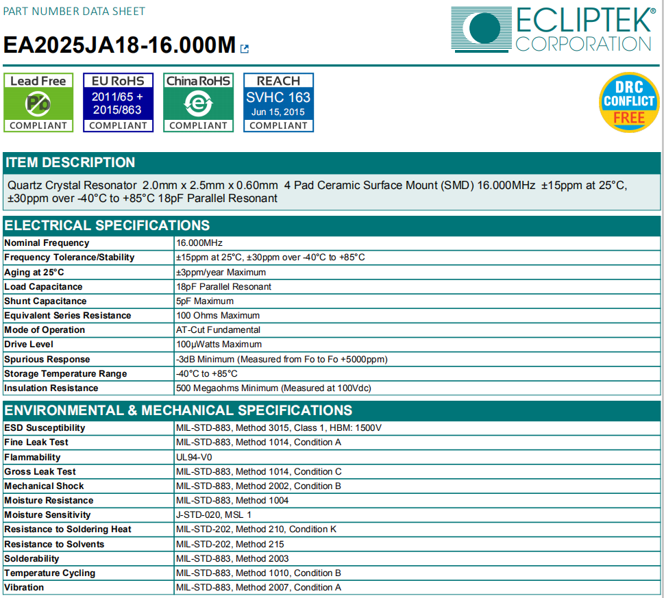 EA2025JA18-16.000M 2520