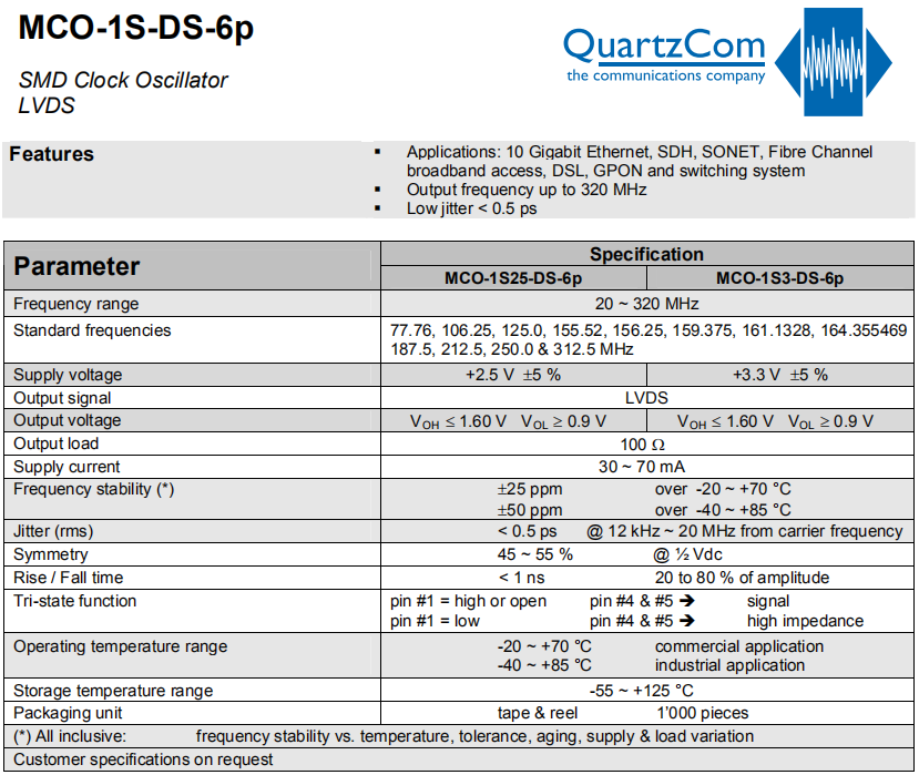 MCO-1S-DS-6P