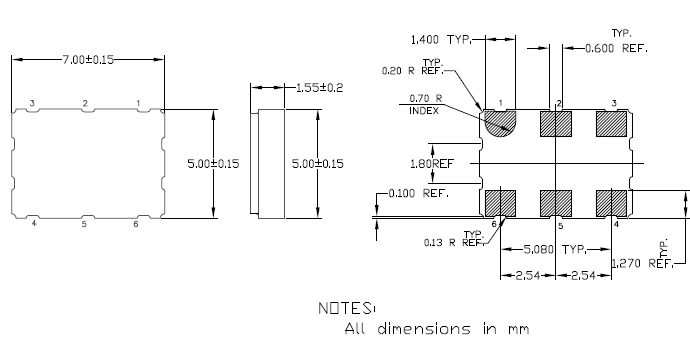 8N4S270 7050 LVDS