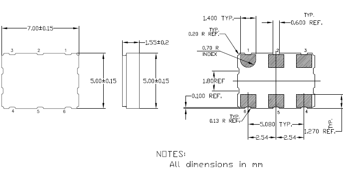 8N4S271 7050 LVDS