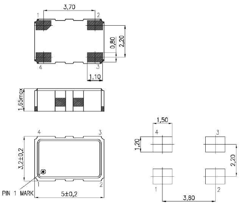 T-53S3 5032 TCXOS