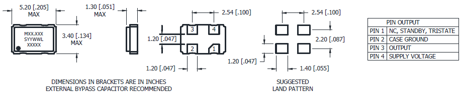 MJHK 5032 OSC 32.768K