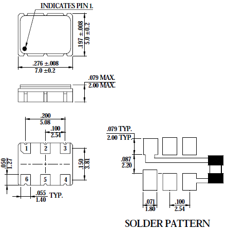 CS9 CSP 7050 OSC PECL