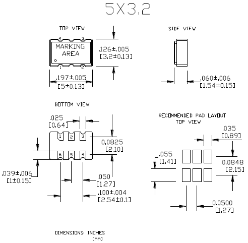 SCO（5032) OSC LVDS LVPECL