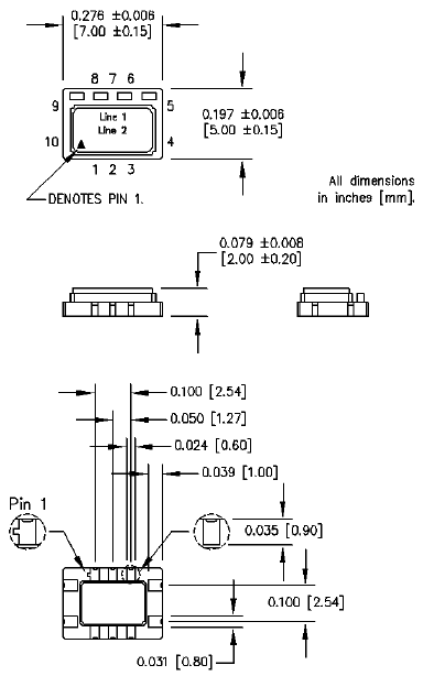 M615x 5070 TCXO TCVCXO