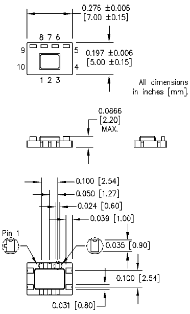 M616x 5070 TCXO TCVCXO