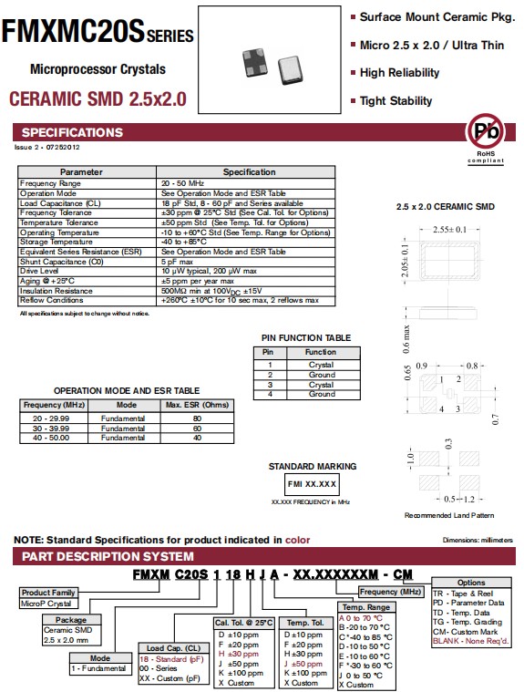 FMXMC20S-2520