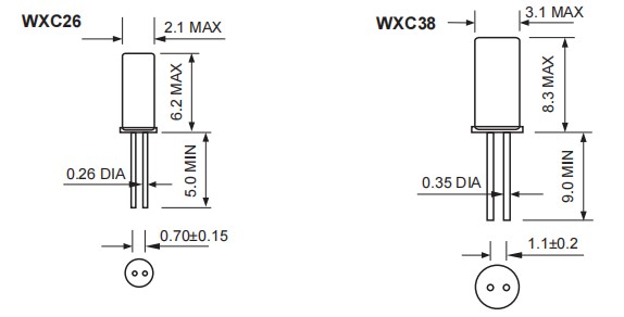 Fortiming晶振,WXC26/WXC38晶振,32.768KHZ晶振