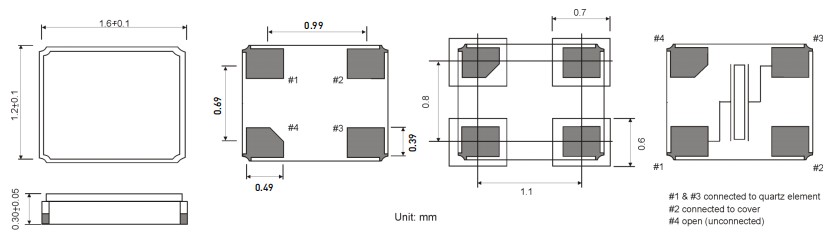 PETERMANN晶振,SMD01612/4晶振,SMD01612/440.000MHz10/15/-30+85/10pF晶振