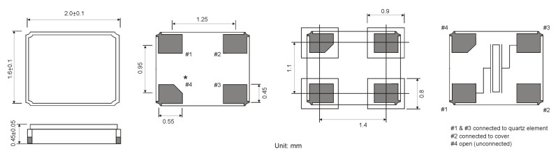 PETERMANN晶振,SMD02016/4晶振,SMD02016/440.000MHz10/15/-40+85/10pF晶振