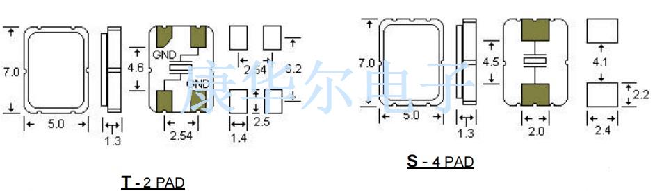 STD晶振,T-2PAD晶振,AAS20M000000FLE18H晶振