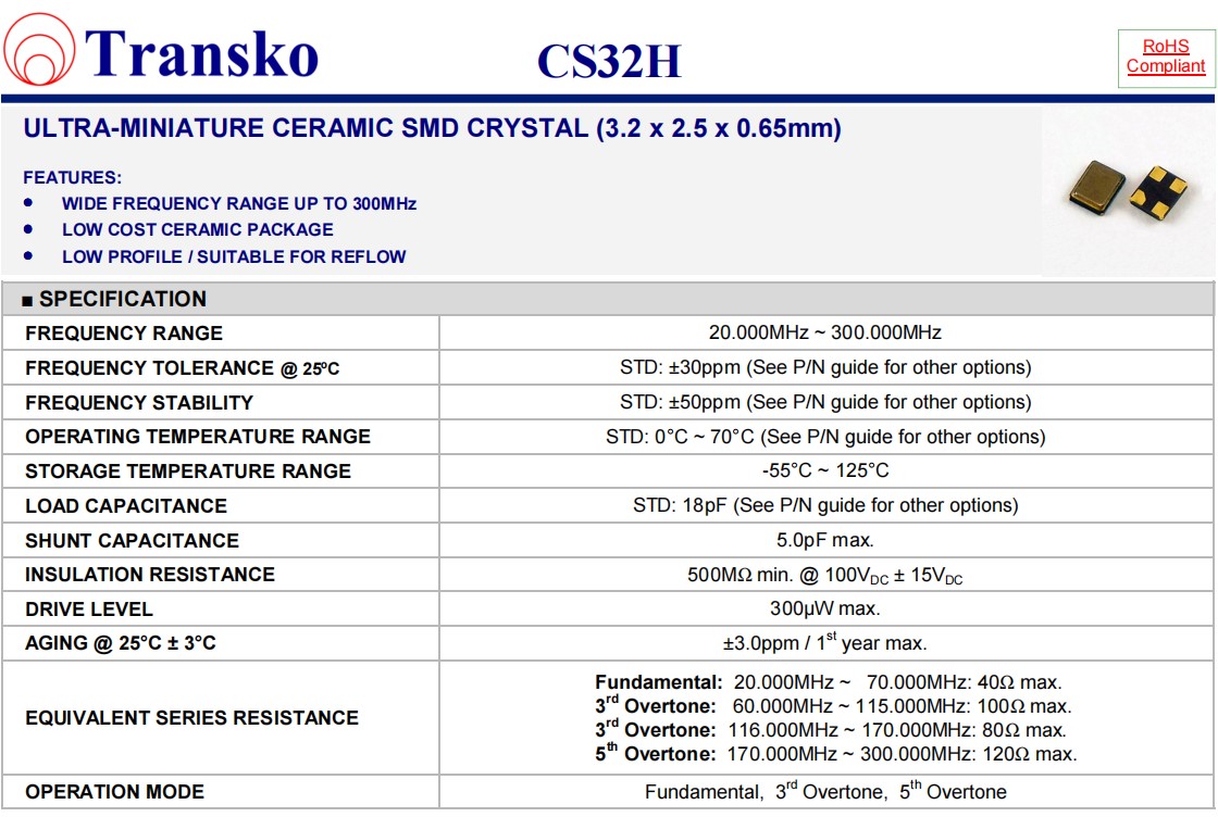 CS32H规格