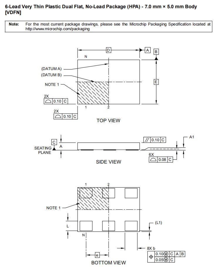 M911201NI2-20M48000,7050mm,20MHz,Microchip高性能MEMS振荡器