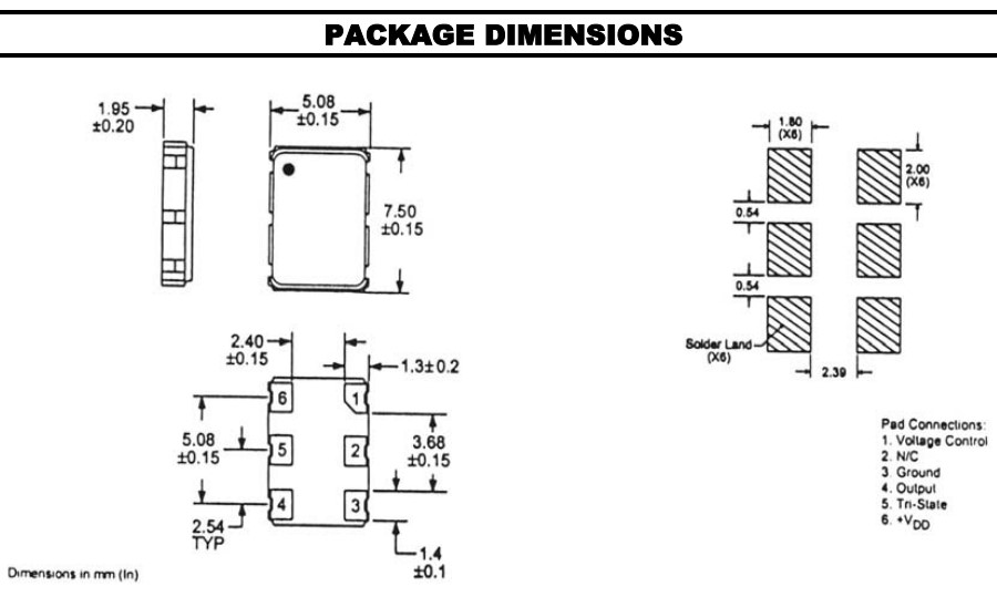 VCXO,SMD2200.3C-36.860MHz,7050mm,HCMOS,GED品牌