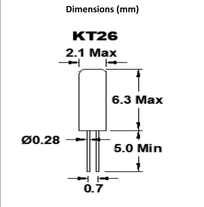 FKT26，NC26LF尺寸